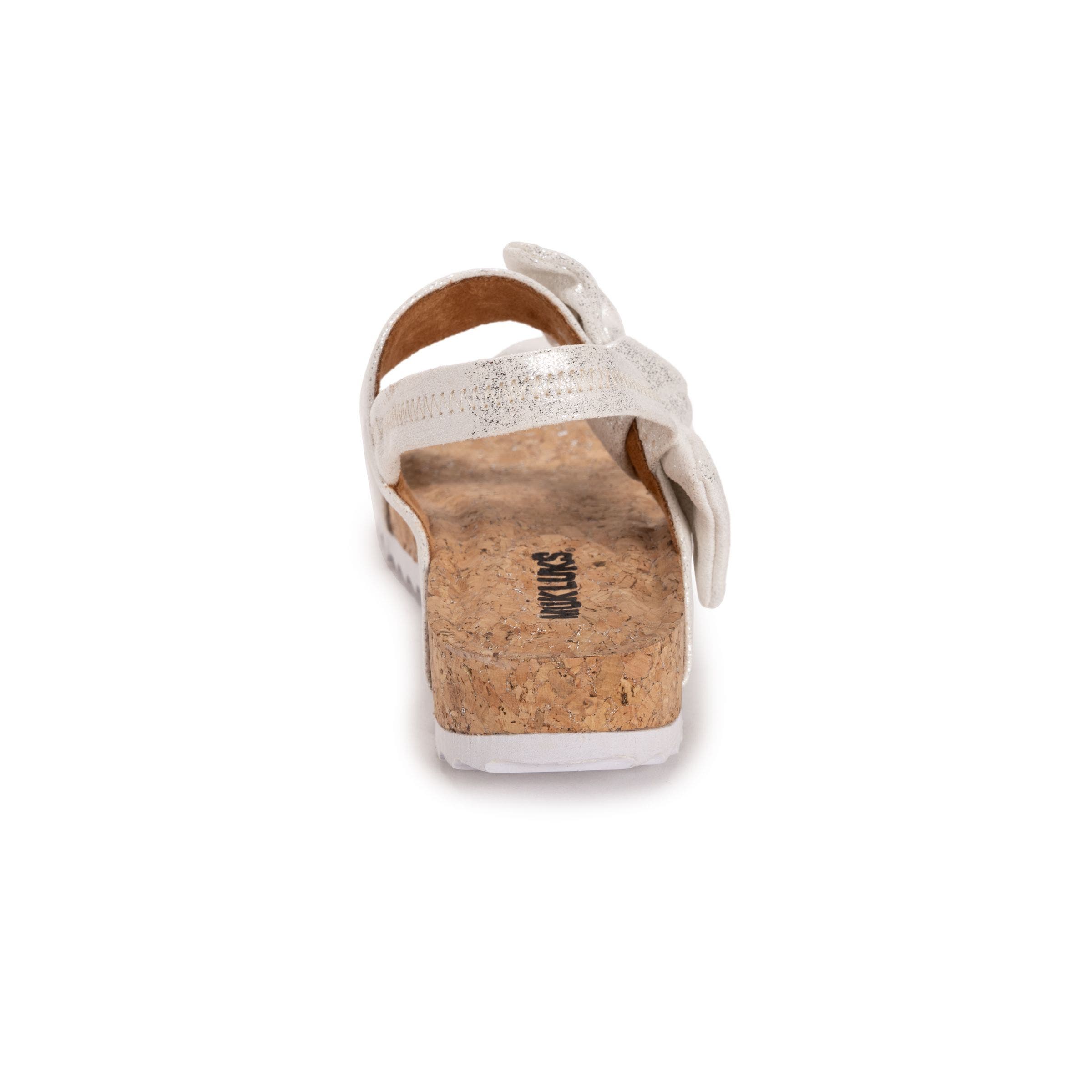 MUK LUKS Pansy Sandal, Alternate, color, Silver