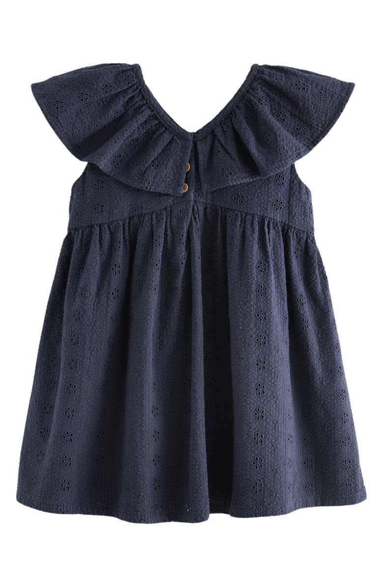 NEXT Kids' Cotton Broderie Dress, Alternate, color,