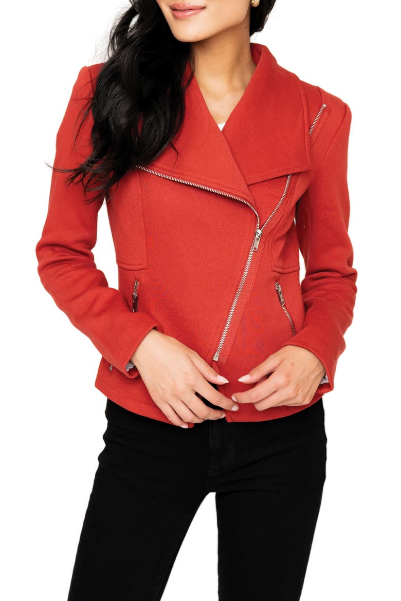 Moto Jacket, Main, color, GINGER