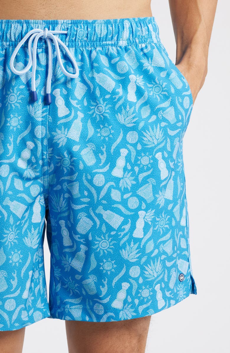 Peter Millar Saltwater Spirits Swim Trunks, Alternate, color, 