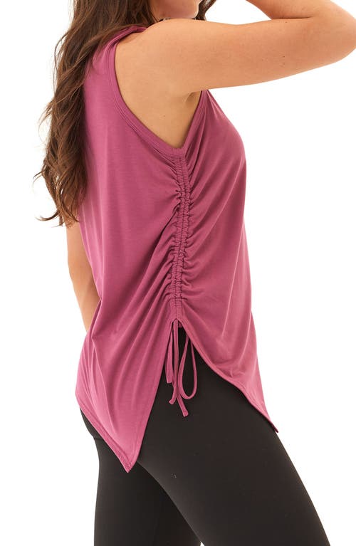 Threads 4 Thought Alison Cinched Jersey Tank In Pink