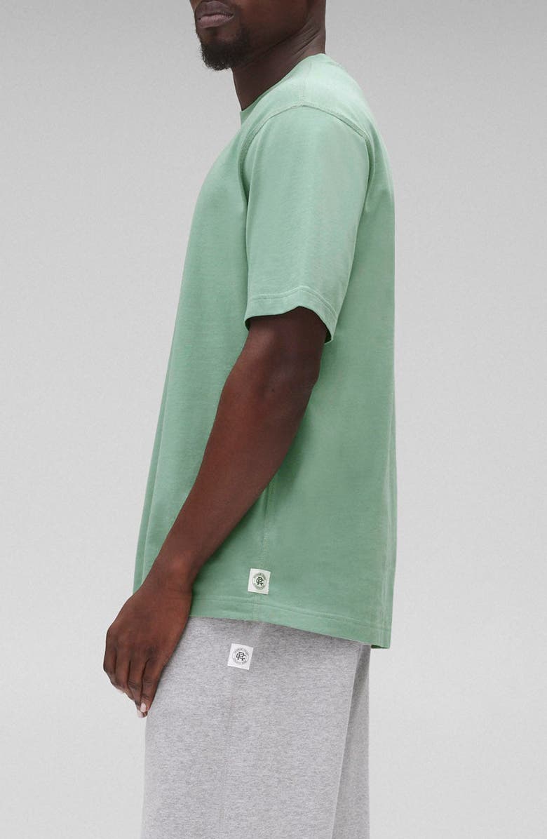 Reigning Champ Midweight Jersey T-Shirt, Alternate, color, Sage