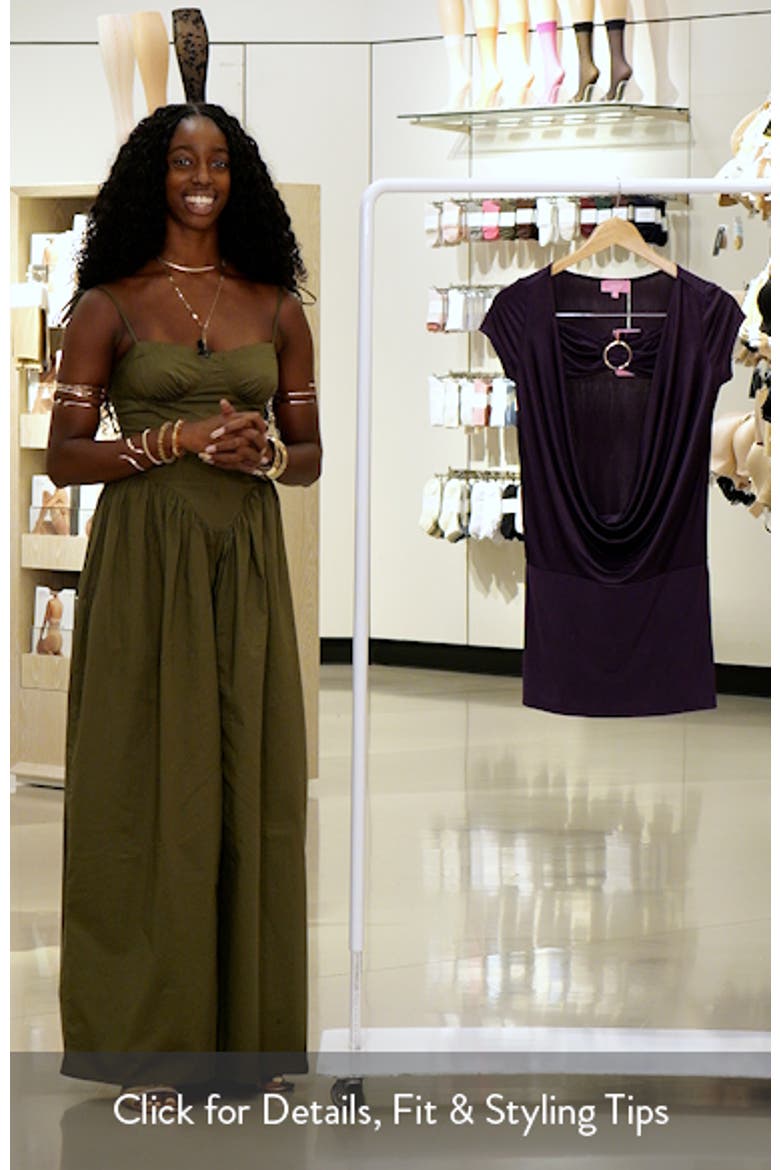 Cowl Neck & Bandeau Two-Piece Minidress video