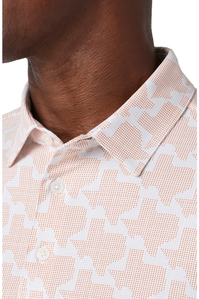 Versa Trim Fit Performance Golf Polo, Alternate, color, BURNT ORANGE LONESTAR STATE