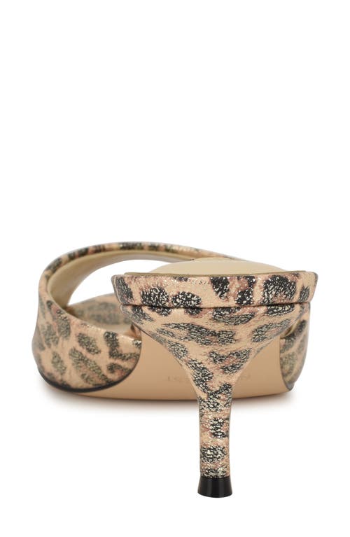 Nine West Women's Luvlie Open Toe Kitten Heel Dress Sandals In Gold
