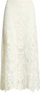 Nordstrom Floral Lace Maxi Skirt