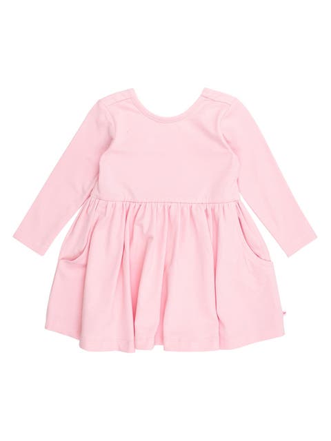 Knit Long Sleeve Twirl Dress
