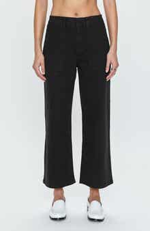 Pistola Sophia Stretch Cotton Ankle Wide Leg Pants