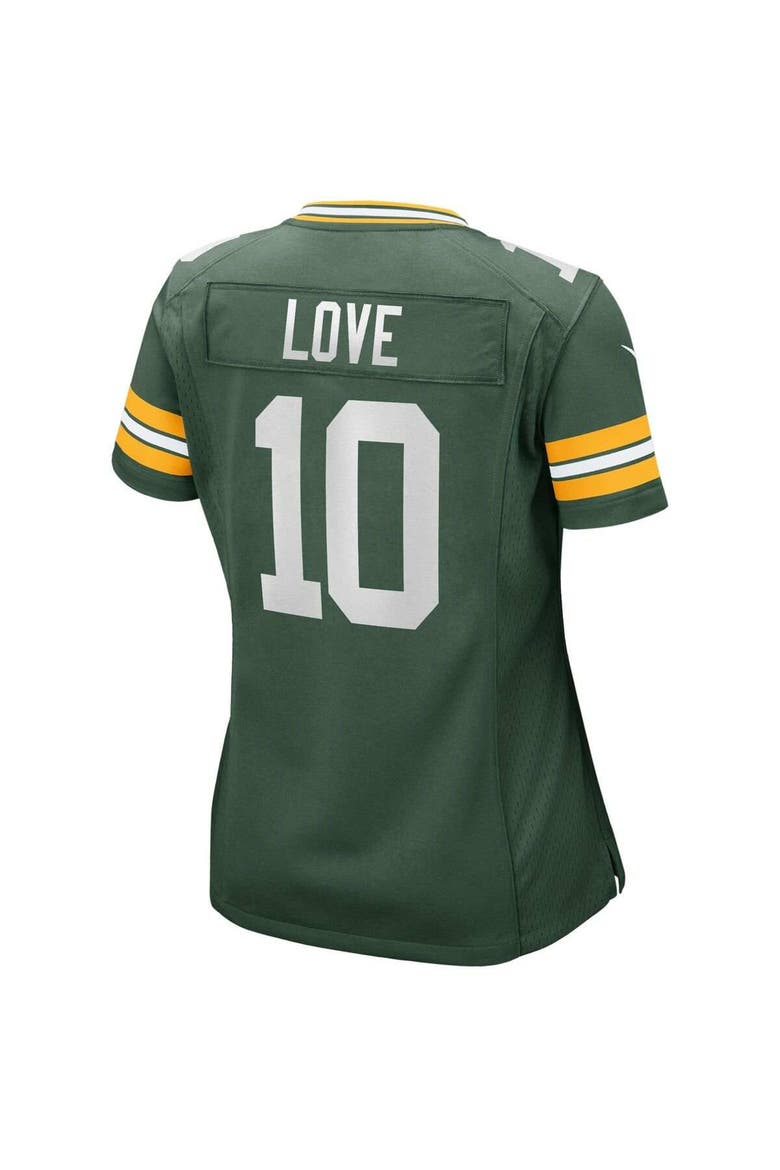 Women's Nike Jordan Love Green Green Bay Packers Game Jersey, Alternate, color, Green