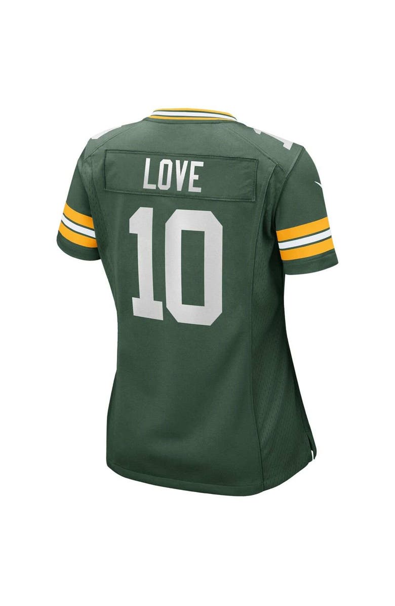 Nike Women's Nike Jordan Love Green Green Bay Packers Game Jersey, Alternate, color, Green