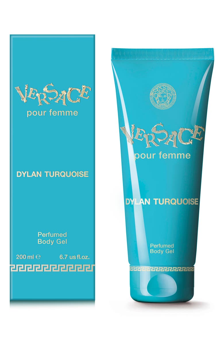 Versace Dylan Turquoise Perfumed Body Gel, Alternate, color, 