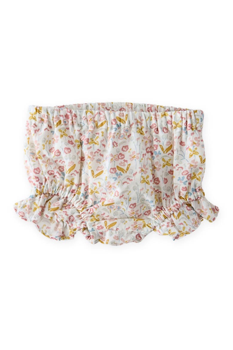 Ruffle Organic Cotton Bloomers, Main, color, FLORET