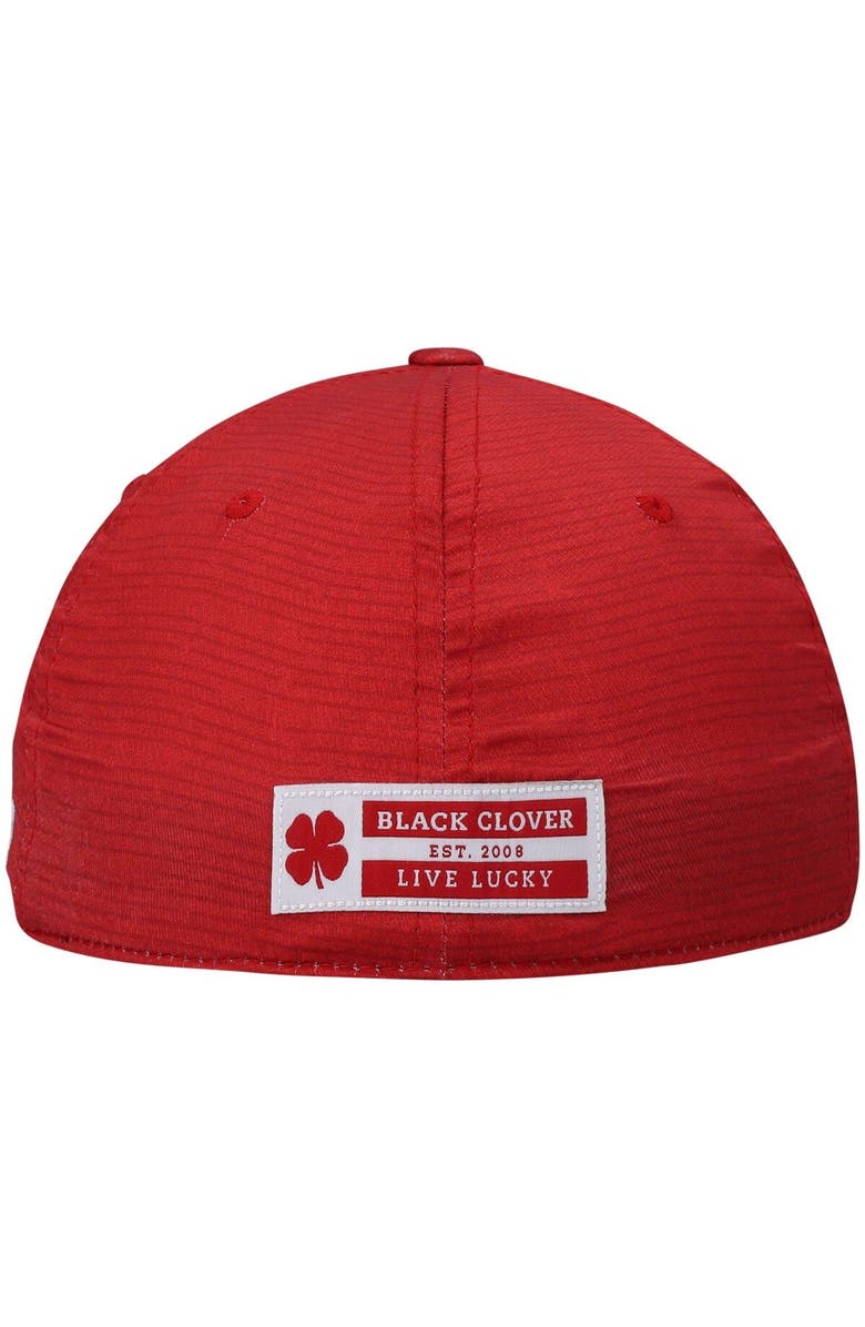 Black Clover Men's Red South Dakota Coyotes Crazy Luck Memory Fit Flex Hat, Alternate, color, Red