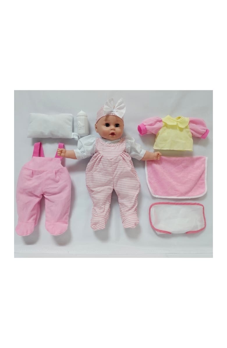 Baby's First 16" Soft Baby Doll Playset, Main, color, Multicolored