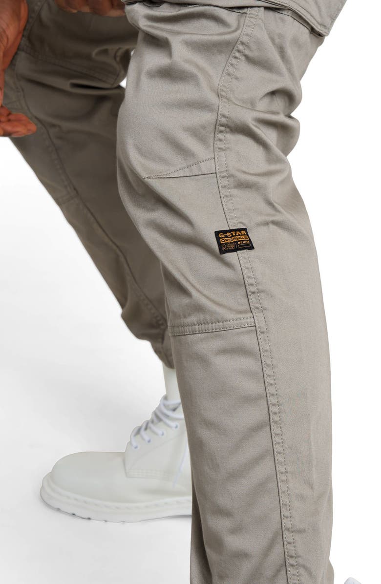 G-STAR Rovic 3D Regular Fit Tapered Cargo Pants, Alternate, color, Elephant Skin