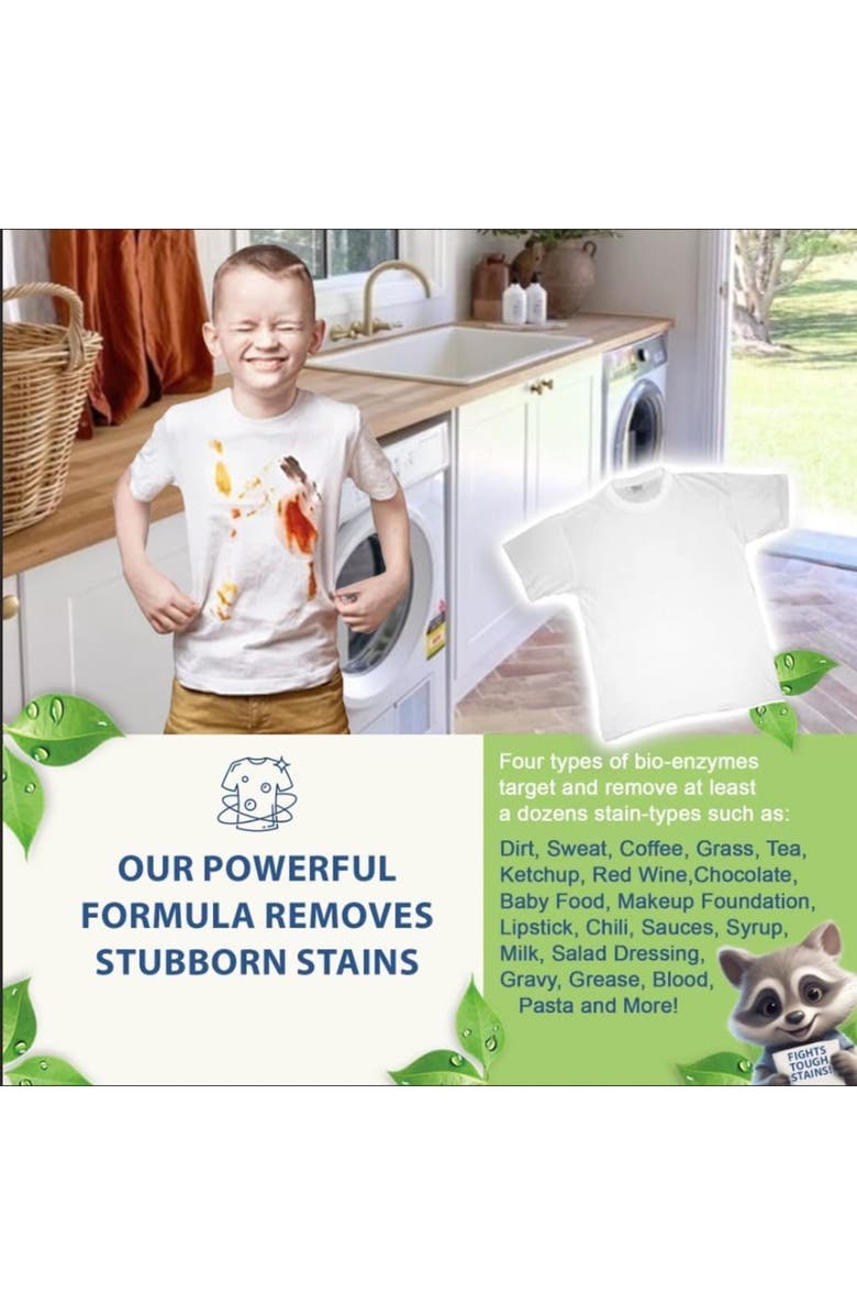 MorningRain Eco Safe Laundry Detergent Sheets Unscented, 30 Sheets, 60 Loads, Alternate, color, Multicolored