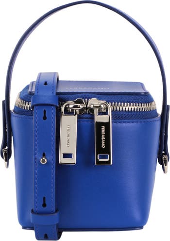 Cube Leather Bucket Bag