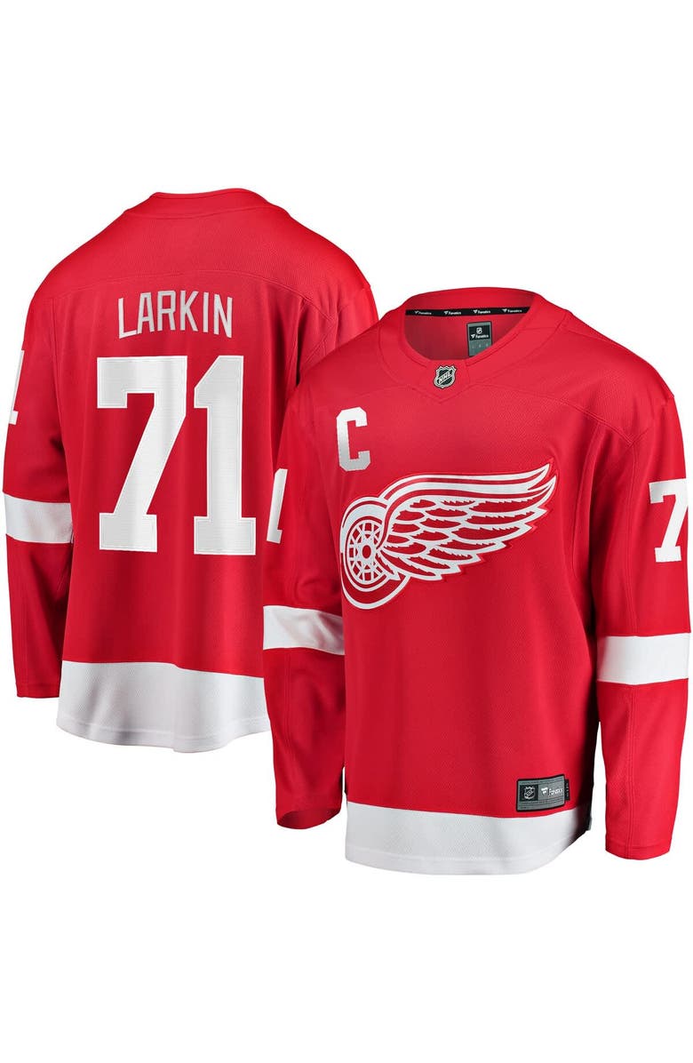 FANATICS Men's Fanatics Dylan Larkin Red Detroit Red Wings 2023/24 Captain Breakaway Player Jersey, Main, color, Red