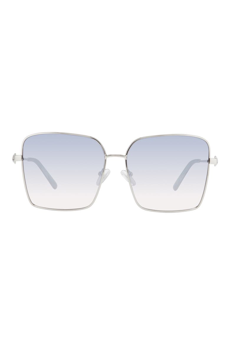 61mm Sunglasses, Main, color, PALLADIUM/ GREY MS SLV