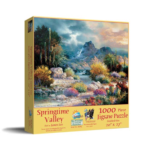 Springtime Valley 1000 piece Jigsaw Puzzle for Adults