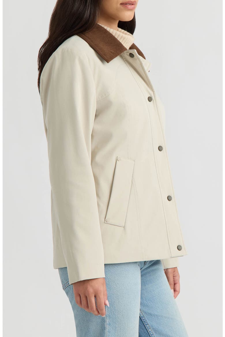 London Poly Canvas Padded Jacket, Alternate, color, VANILLA