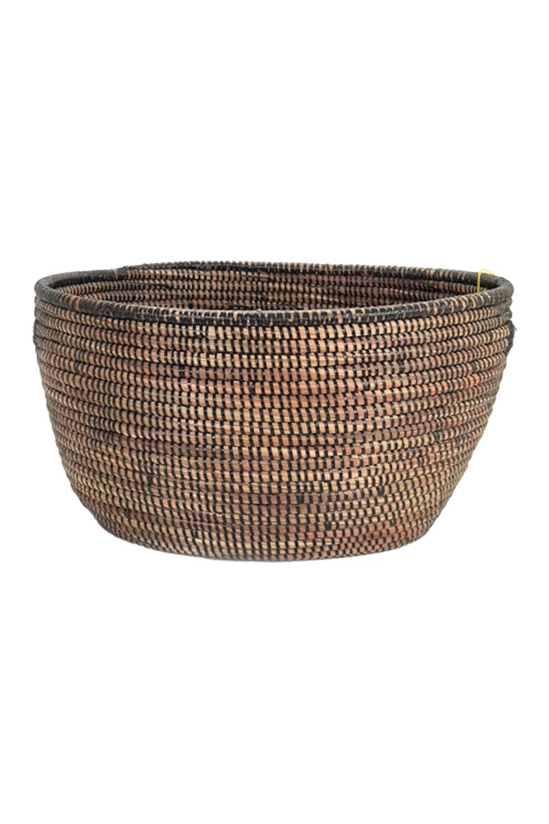 Oval Storage Basket Monochrome, Alternate, color, Black