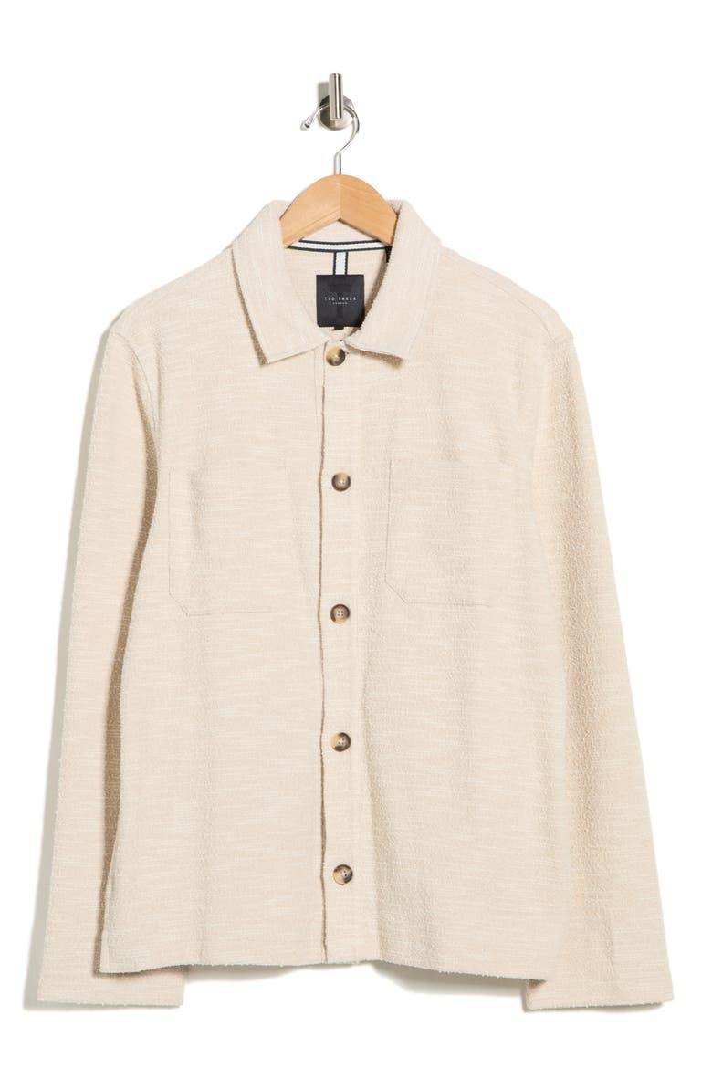 Hookly Long Sleeve Jersey Overshirt, Alternate, color, NATURAL