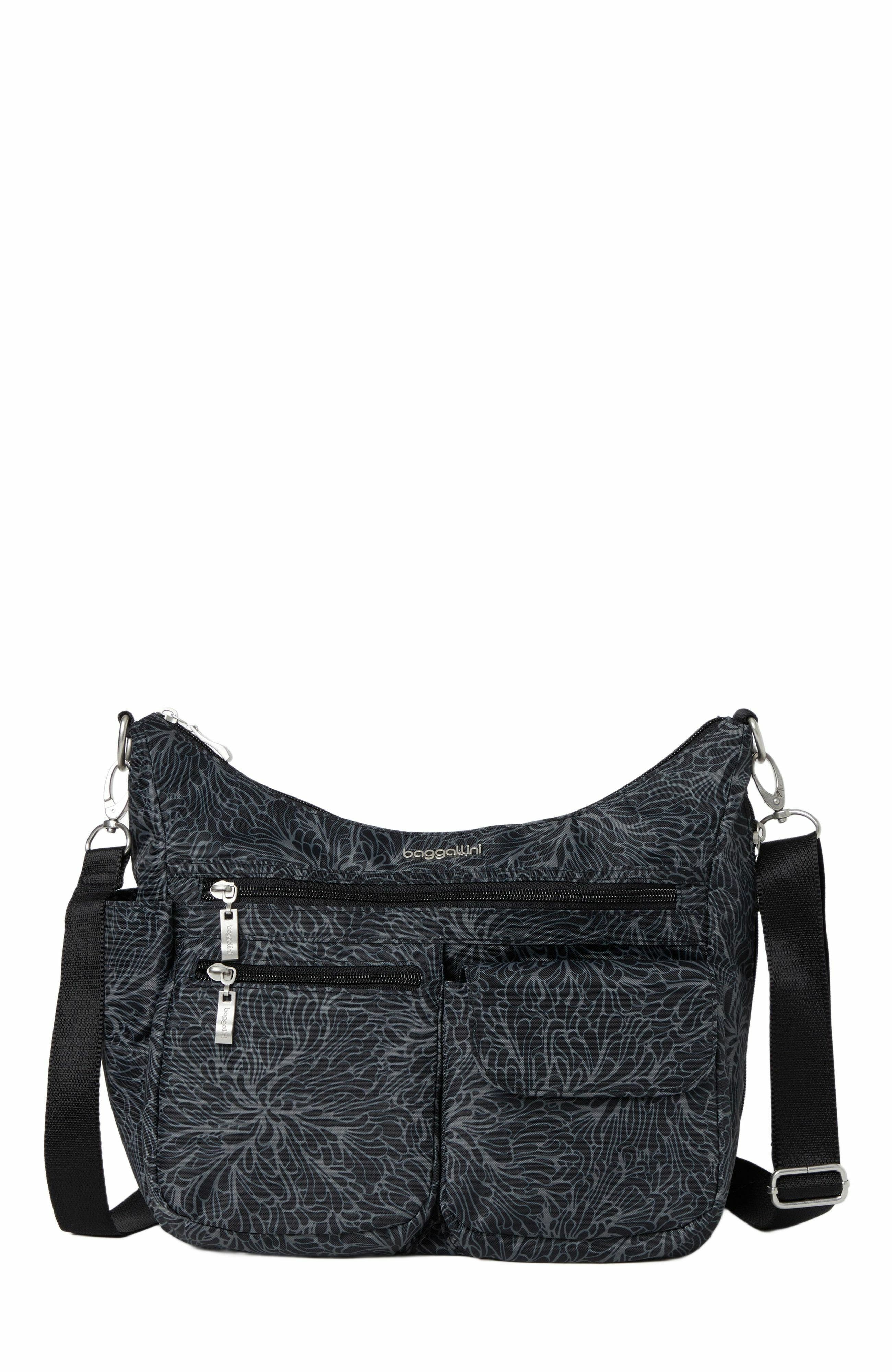 Modern Everywhere Hobo Crossbody Bag with Wristlet, Alternate, color, Midnight Blossom