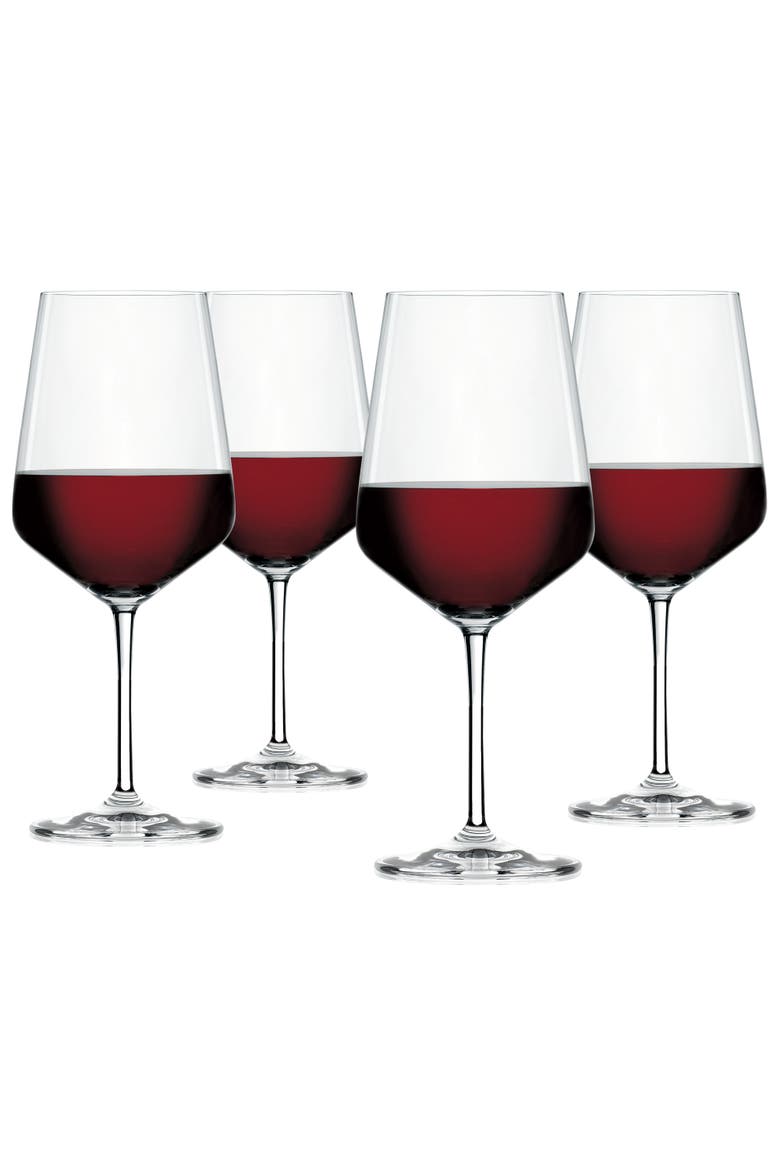 Style Red Wine Glass Set of 4, Main, color, Clear