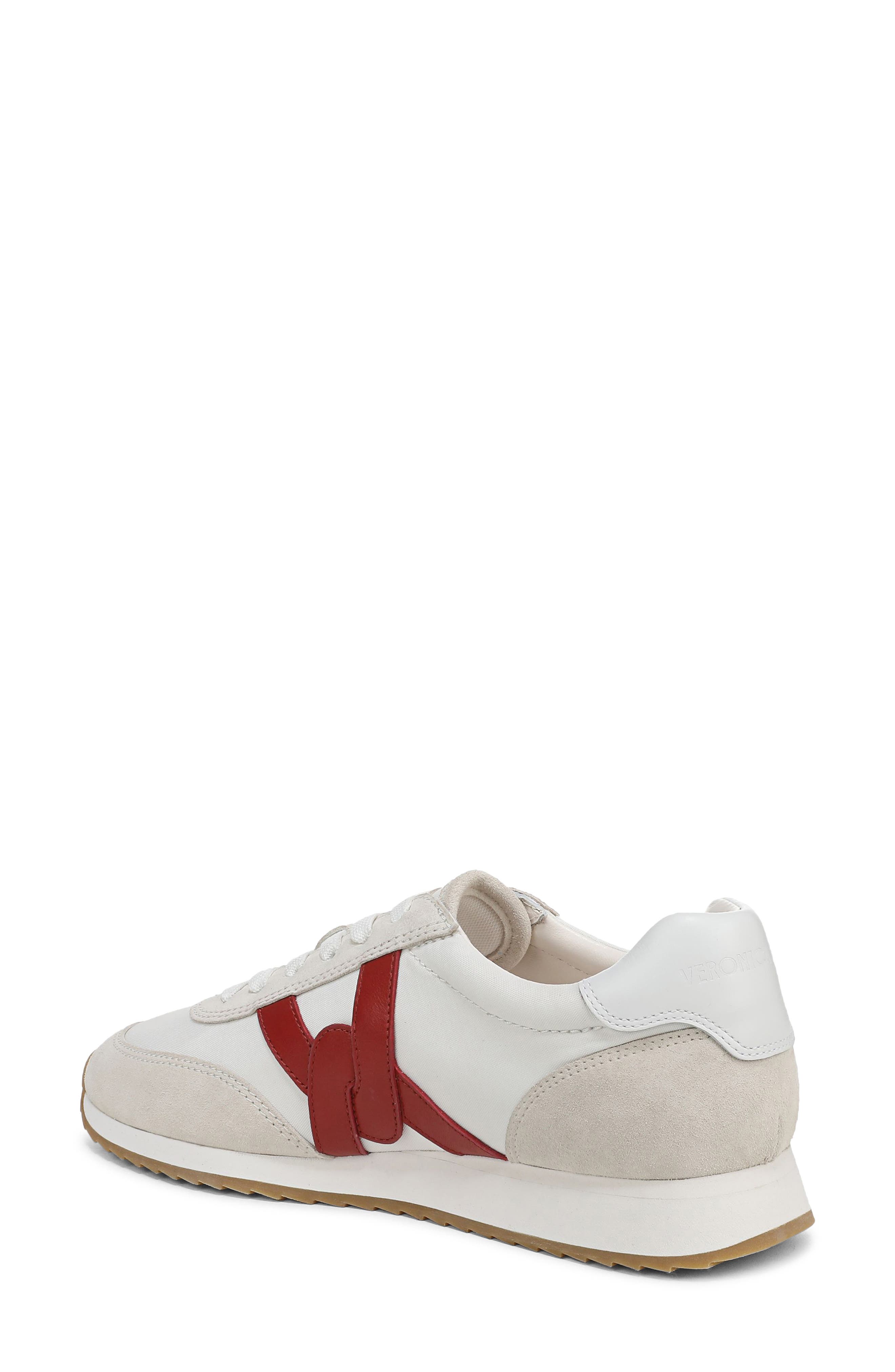 Veronica Beard Penrose Sneaker, Alternate, color, Lily/ Poppy Red