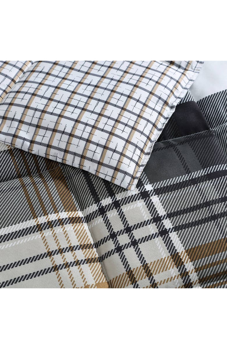 Eddie Bauer Normandy Plaid Comforter Set, Alternate, color, Black
