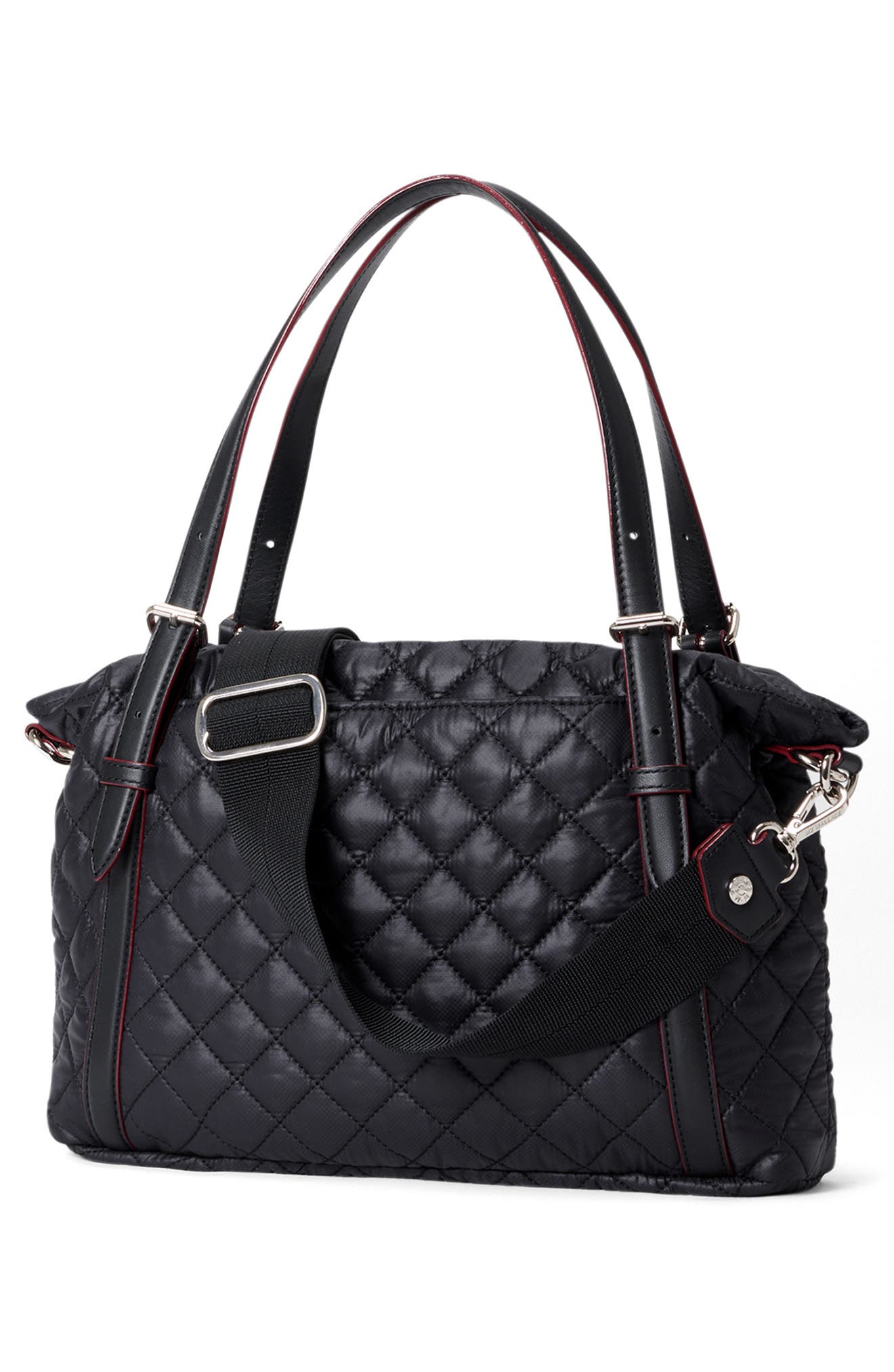 Crosby Everywhere Nylon Tote, Alternate, color, BLACK