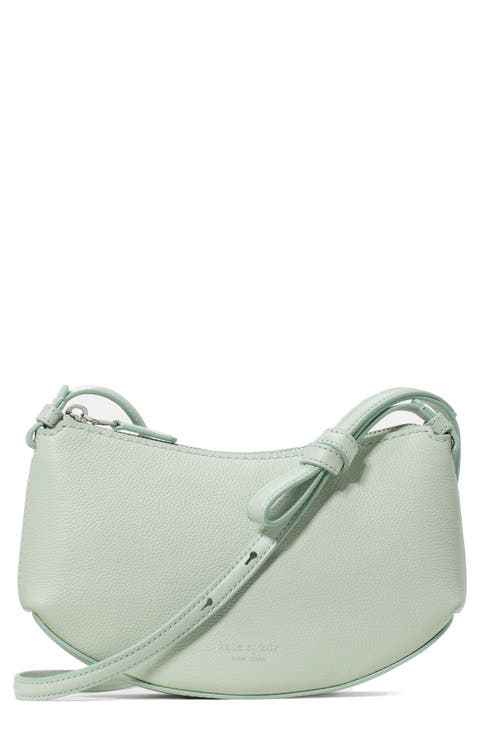 loop pebble leather crossbody bag