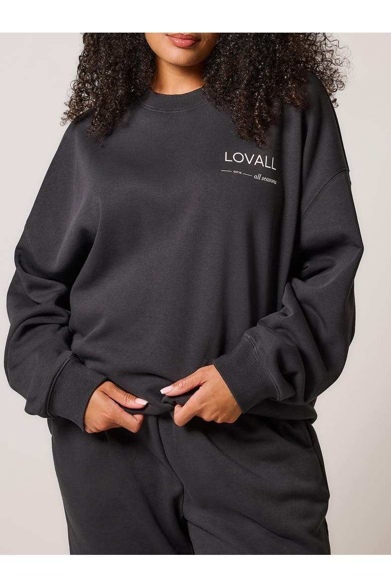 ALL SZN Oversized Sweatshirt, Alternate, color, Shadow