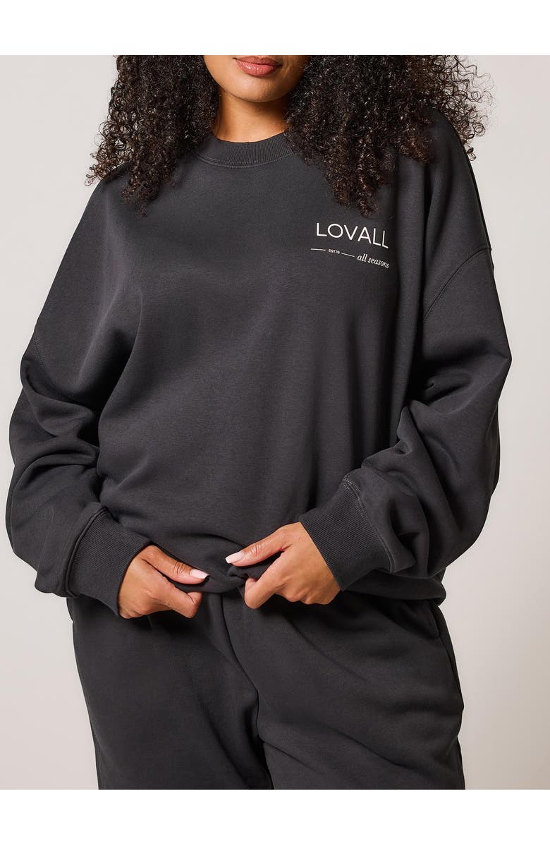 LOVALL ALL SZN Oversized Sweatshirt, Alternate, color, Shadow