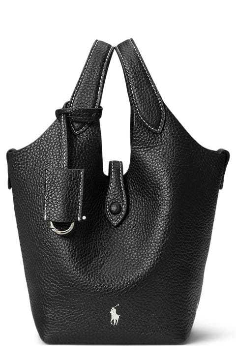 Shiny Drum Pebble Leather Crossbody Bag