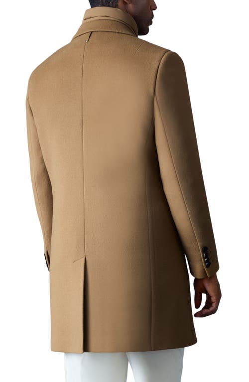 Mackage Skai-slb Virgin Wool Coat With Removable Down Bib In Brown