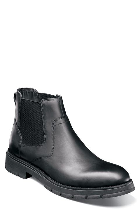 Briggs Plain Toe Chelsea Boot - Wide Width Available
