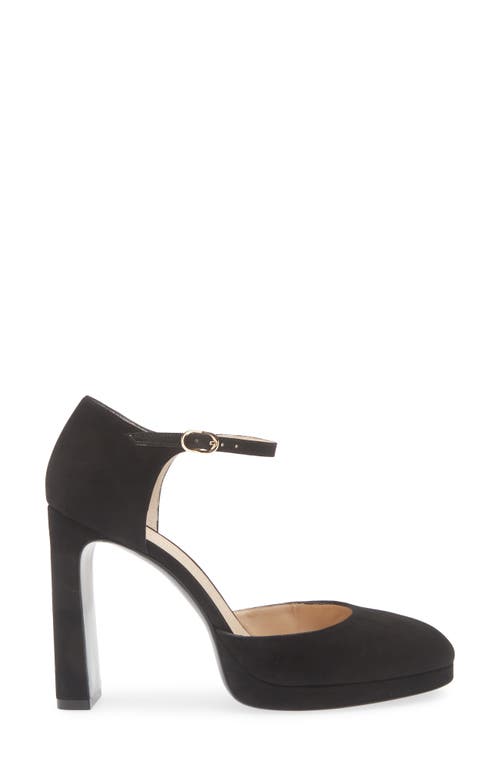 Stuart Weitzman Babette Platform Pump In Black