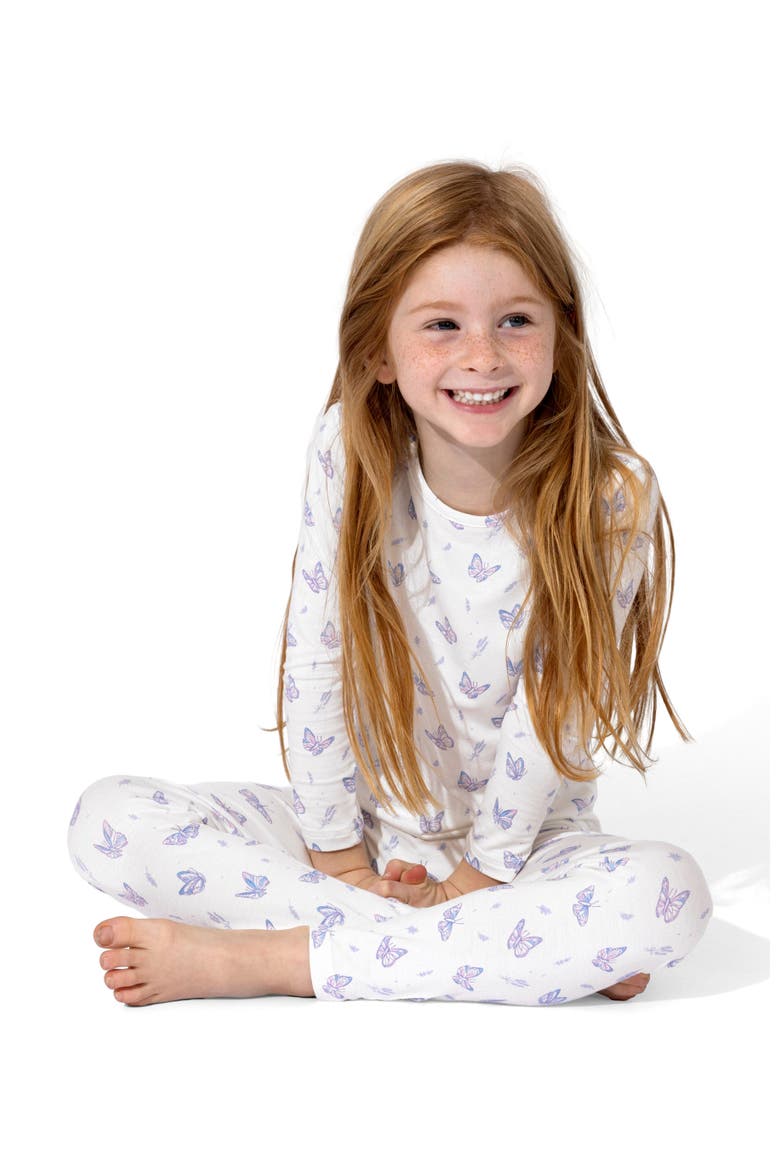 Kids' Butterfly Set of 2 Piece Pajamas, Alternate, color, Butterfly