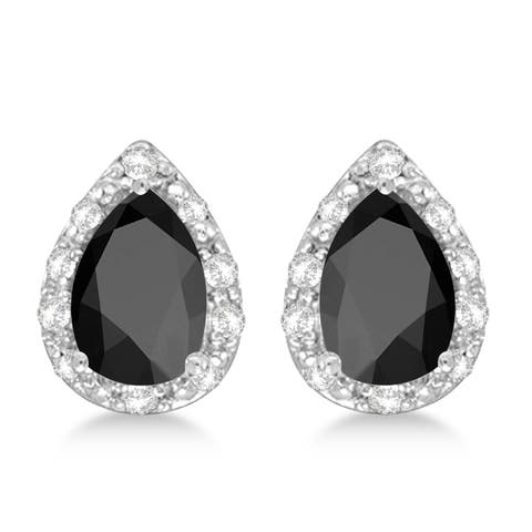 Pear Stud Earrings 14k
