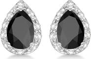 ALLUREZ Pear Stud Earrings 14k