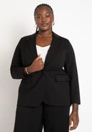 ELOQUII The Ultimate Stretch Long One Button Blazer
