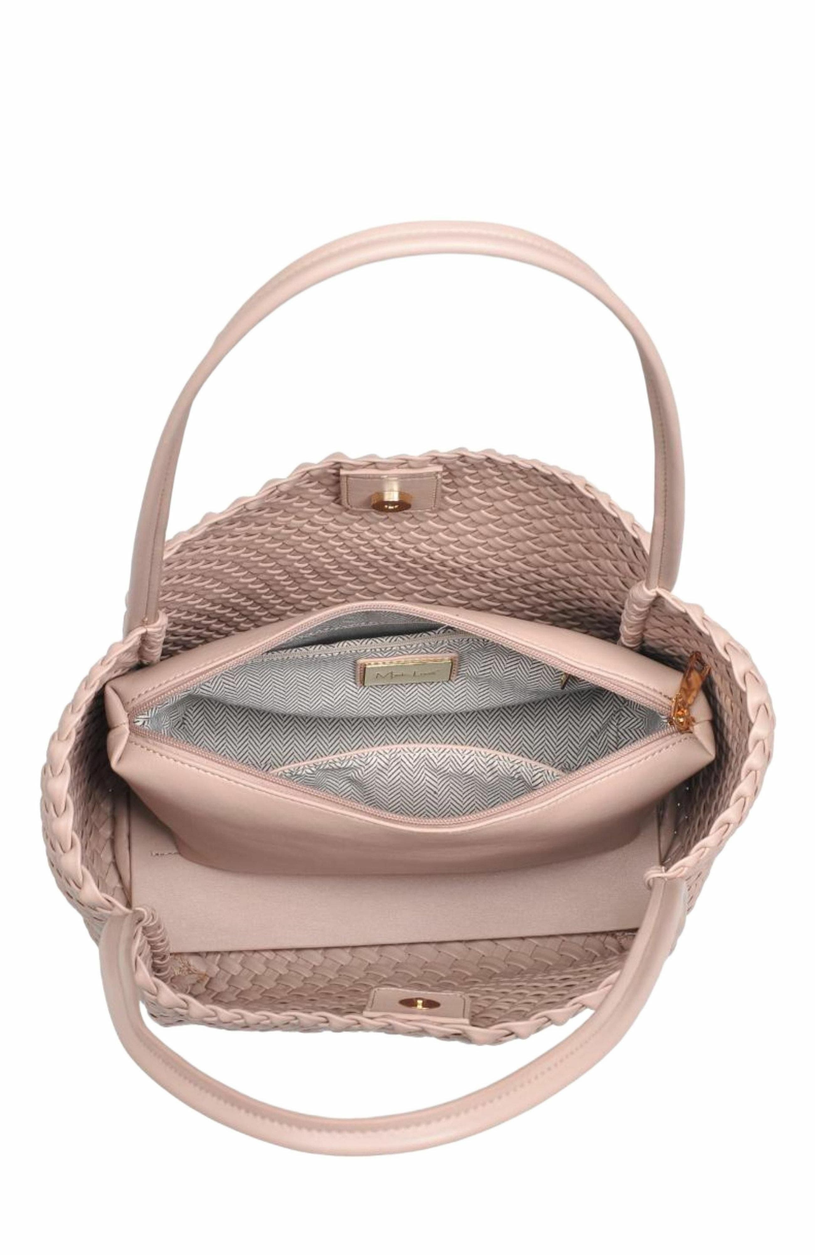 MODA LUXE Gladys Tote, Alternate, color, Nude