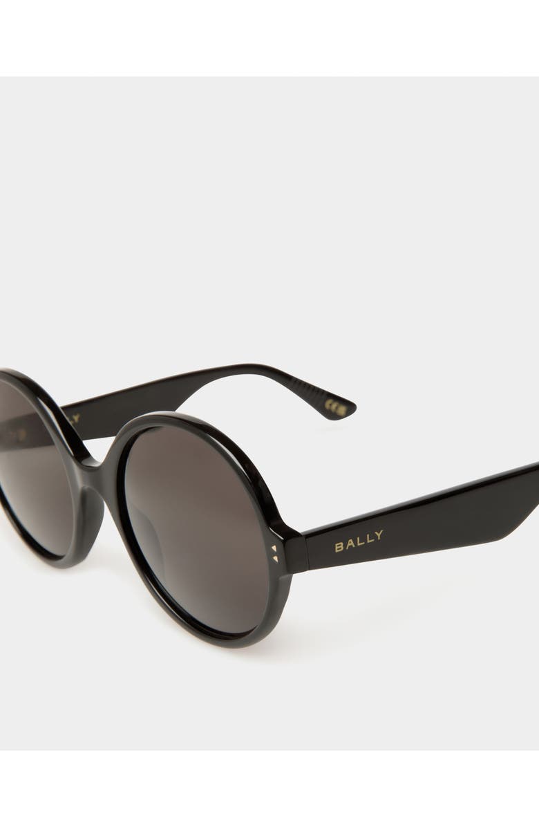 Bally Ursula Sunglasses, Alternate, color, Black