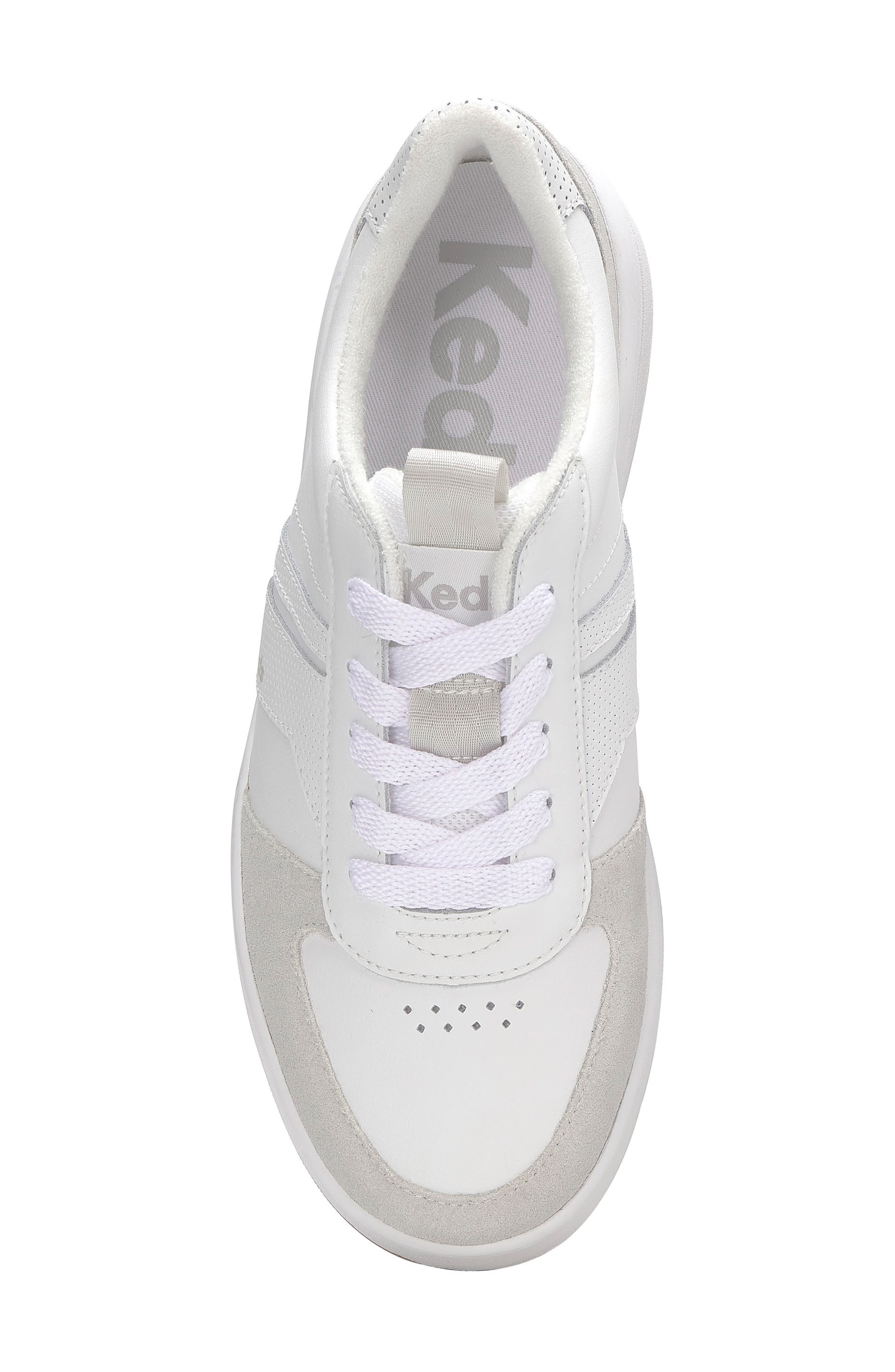 Keds<sup
®</sup
 The Court Sneaker, Alternate, color, Keds Whites