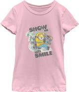 Minions & Monsters Girl's Minions & Monsters Smile At the Camera Graphic T-Shirt
