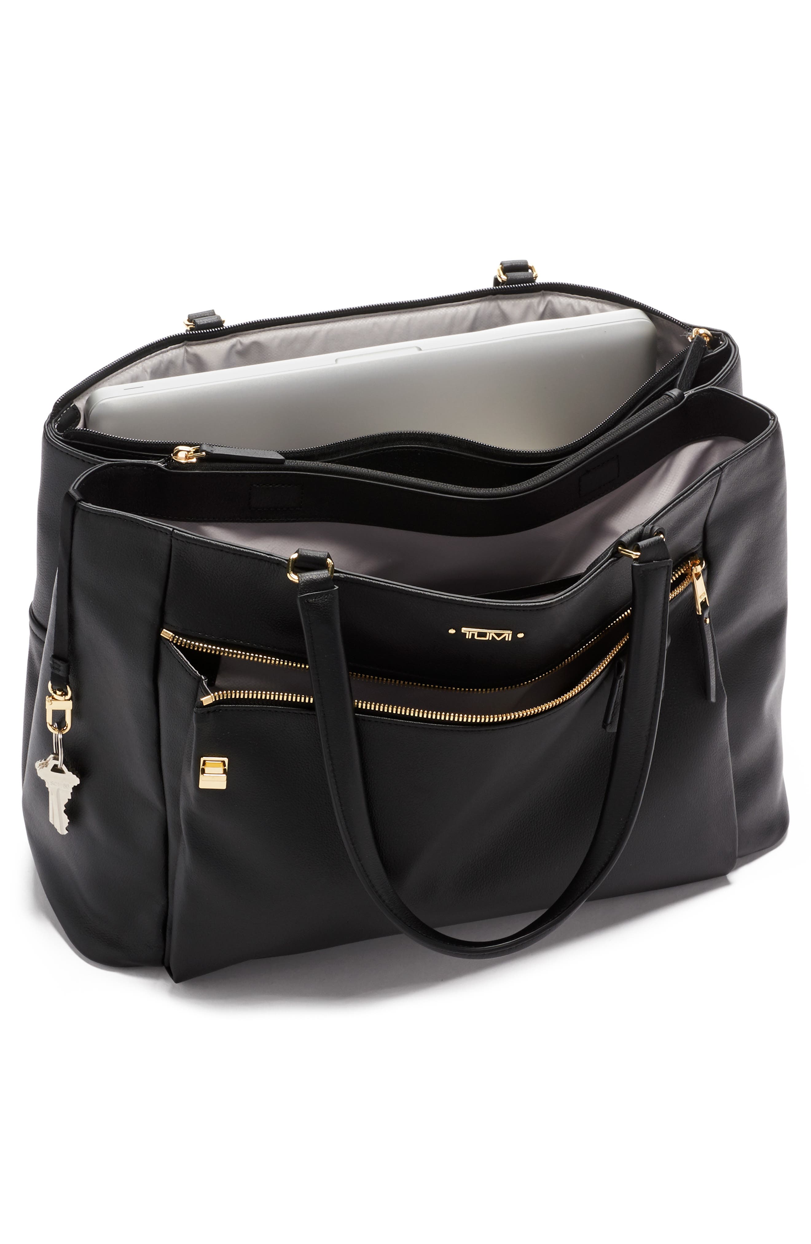 TUMI Voyageur Sheryl Leather Business Tote, Alternate, color, 