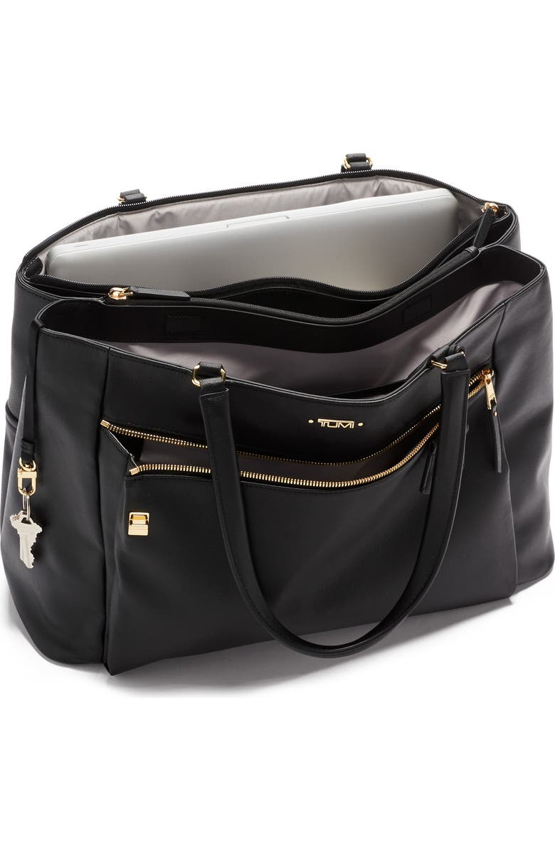 TUMI Voyageur Sheryl Leather Business Tote, Alternate, color,