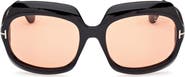 TOM FORD Ren 60mm Geometric Sunglasses